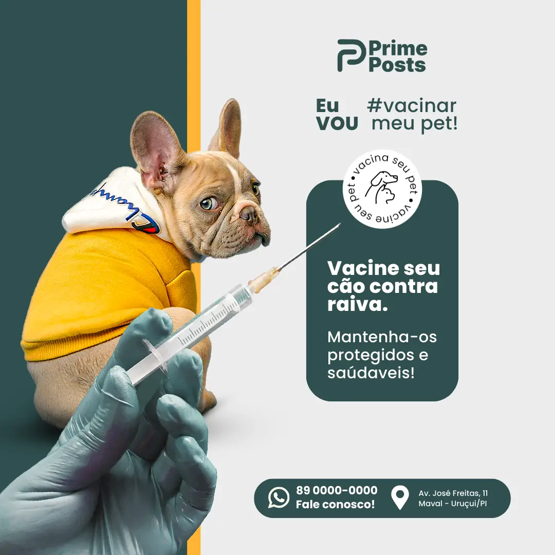 Vacine seu cão contra raiva