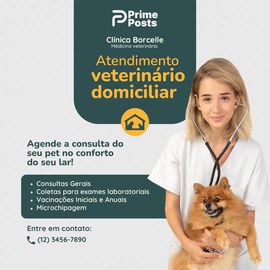 Atendimento veterinário domiciliar