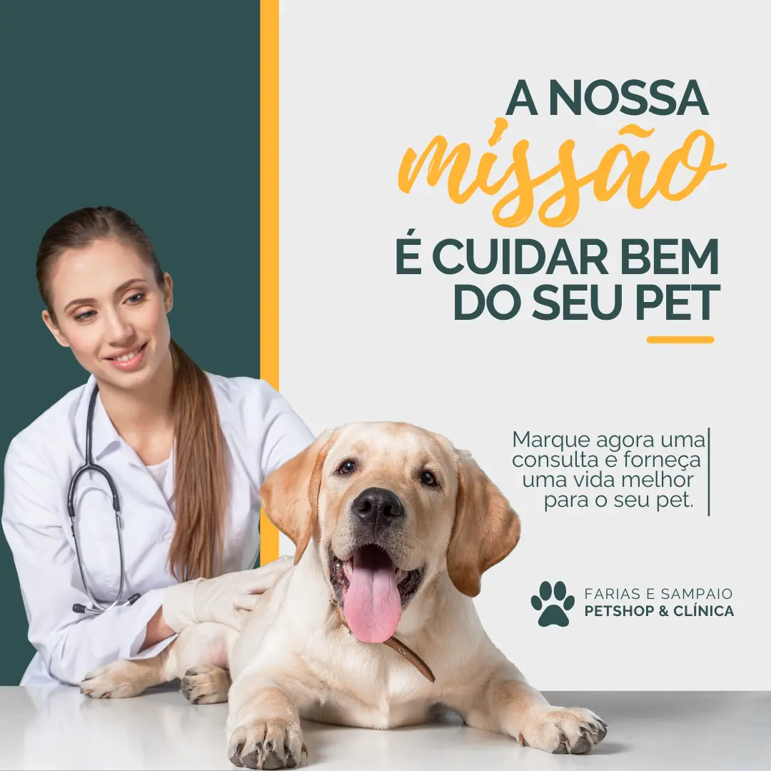 Nossa missão é cuidar bem do seu pet